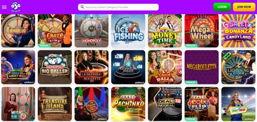 Oplev Det Nyeste Spiloplevelse på Play OJO Casino DK i 2026